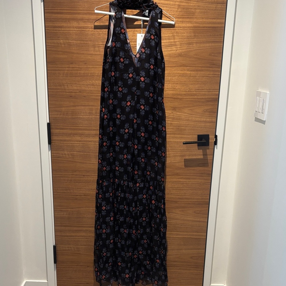 Caroline Constas Silk Floral Jumpsuit NWT - Picture 3 of 4